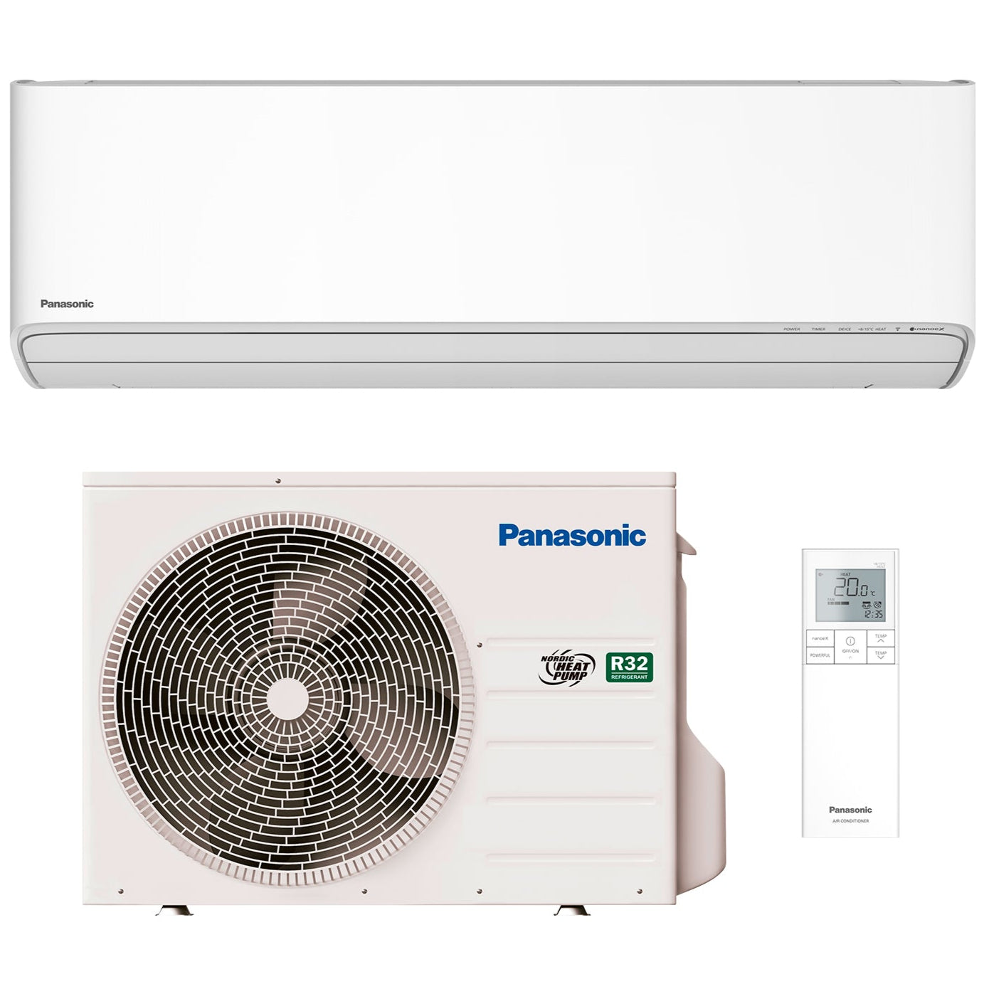 Panasonic HZ Flagship -ilmalämpöpumpun sisä- ja ulkoyksikkö